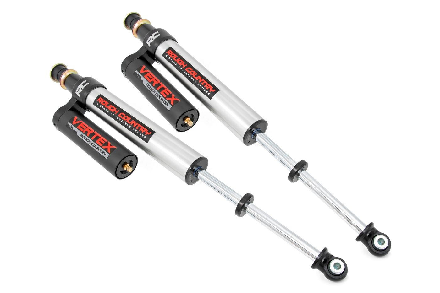 Rough Country Vertex 2.5 Reservoir Rear Shocks | 0-3.5" | Toyota Tundra 2WD/4WD (2007-2021)