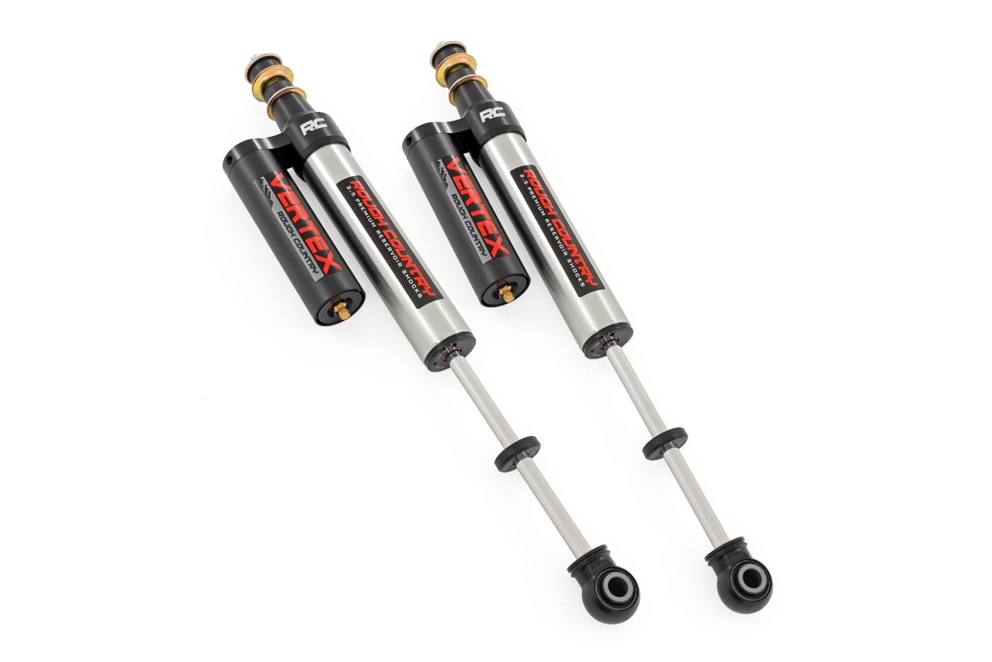 Rough Country Vertex 2.5 Reservoir Rear Shocks | 2-3.5" | Toyota Tacoma 4WD (2024-2026)