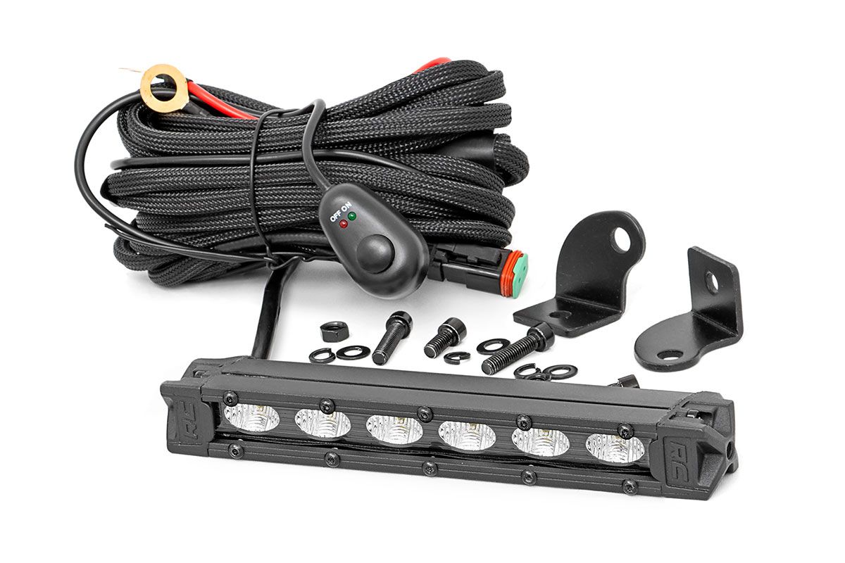 Rough Country 6 Inch Black Series LED Light Bar | Slim Line