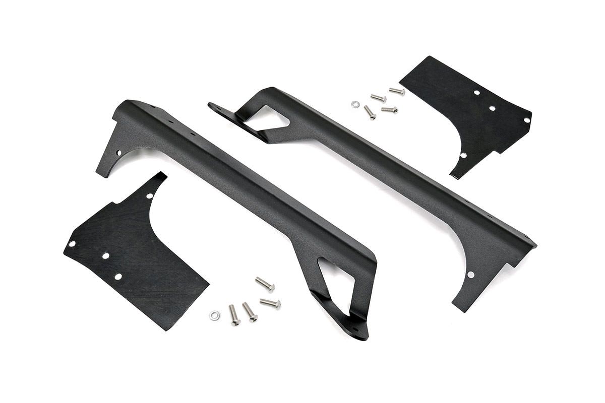 Rough Country LED Light Mounts | Upper Windshield | 50" | Jeep Wrangler TJ (97-06)/Wrangler Unlimited (04-06)