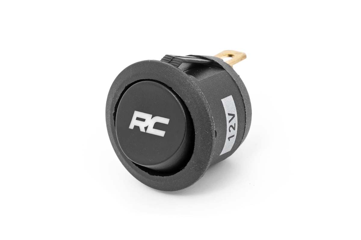 Rough Country Rocker Switch | Round with Logo