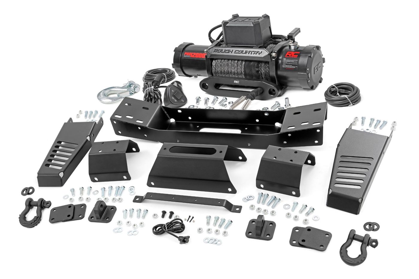 Rough Country Hidden Winch Mount | 12000S | Toyota Tundra 2WD/4WD (2022-2026)