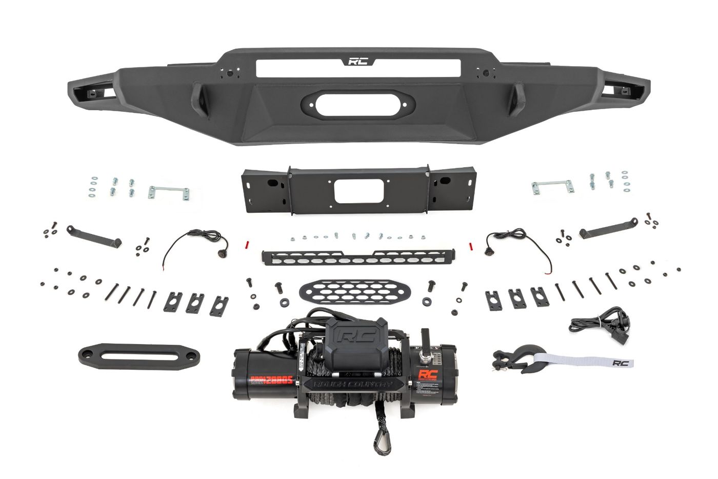 Rough Country Hybrid Front Bumper | 12000S | Toyota Tundra 2WD/4WD (2022-2026)
