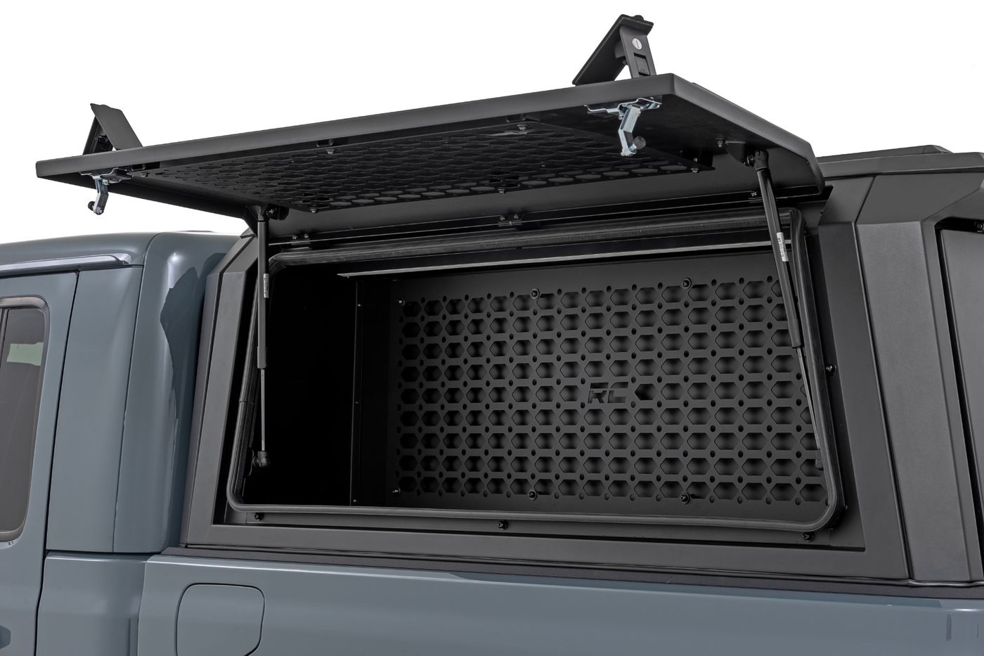 Rough Country Bed Cap Molle Panel Side Storage Bin | Drivers Side | Jeep Gladiator JT (20-26)