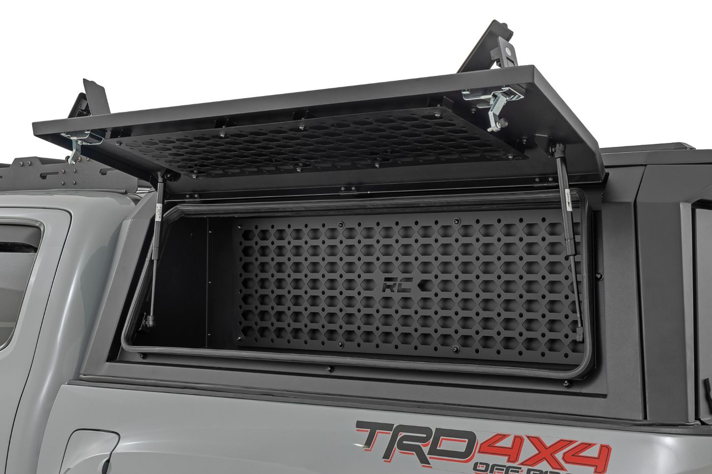 Rough Country Bed Cap Molle Panel Side Storage Bin | Drivers Side | Toyota Tacoma (16-23)