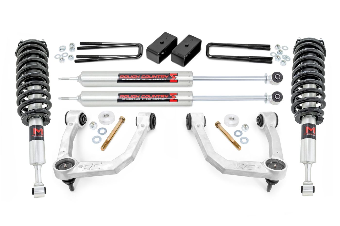 Rough Country 3.5 Inch Lift Kit | UCA | M1 Struts | Toyota Tacoma 2WD/4WD (2005-2023)