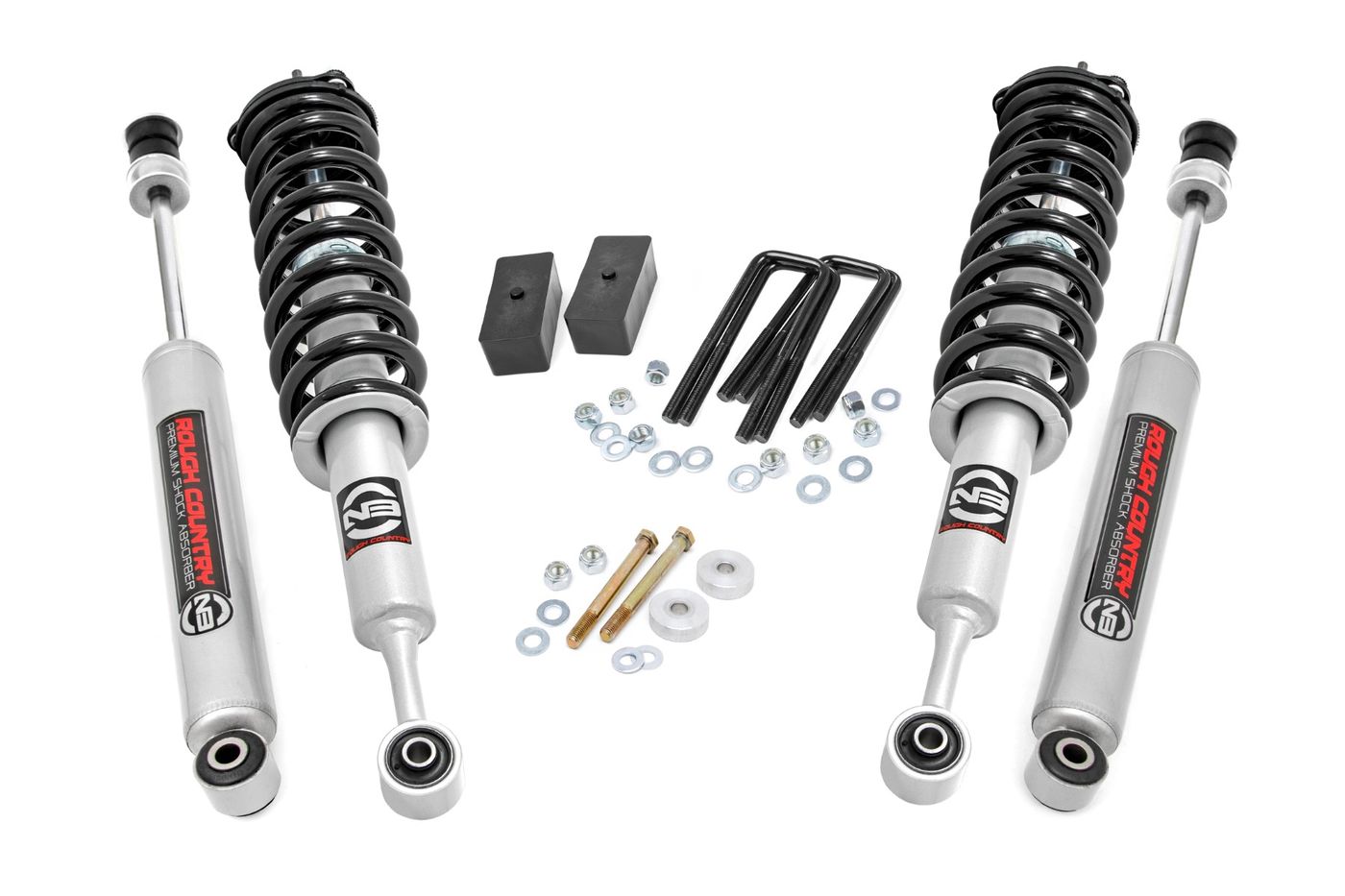 Rough Country 3 Inch Lift Kit | N3 Struts | Toyota Tacoma 4WD (2005-2023)