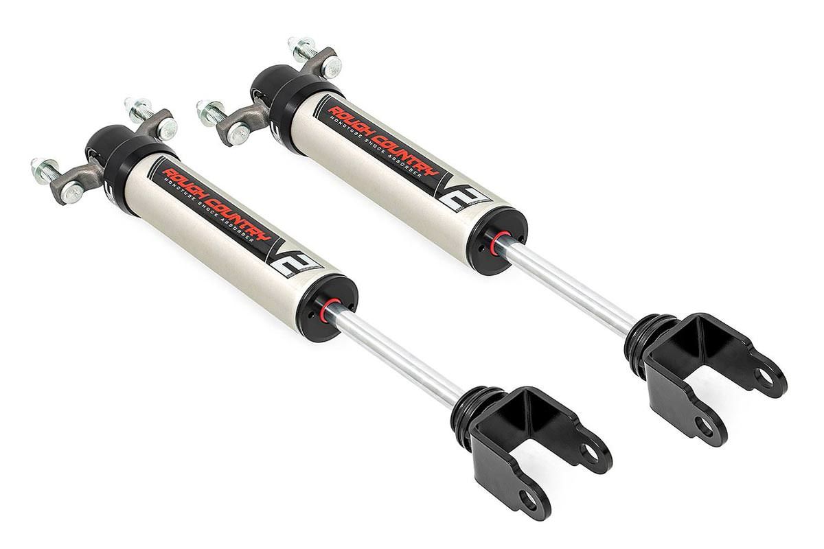 Rough Country V2 Front Shocks | 5-8" | OEM Mount | Chevy/GMC 2500HD/3500HD (11-26)