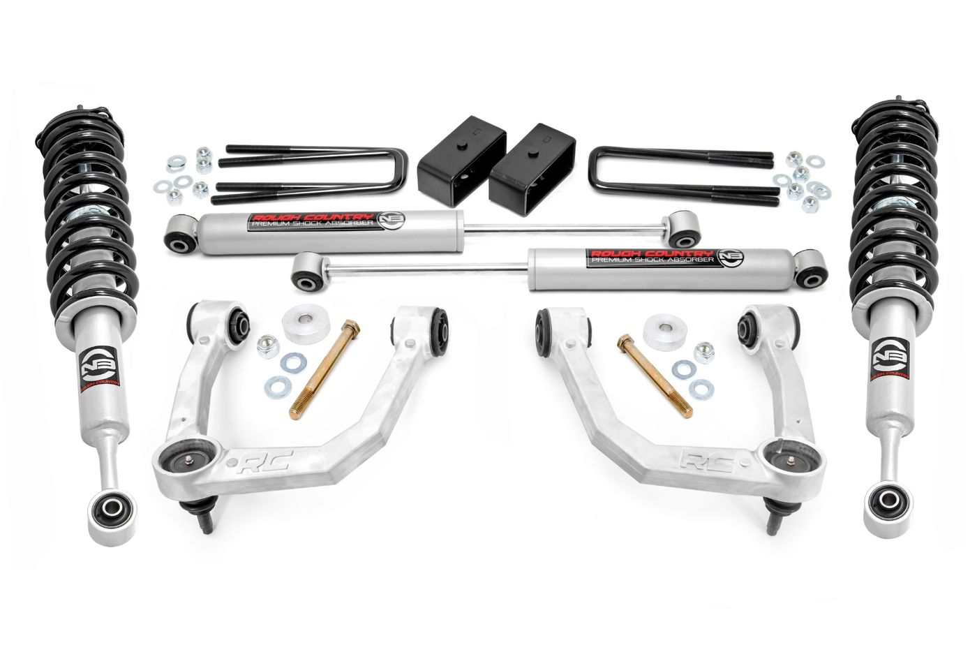 Rough Country 3 Inch Lift Kit | Toyota Hilux 2WD/4WD (2006-2026)