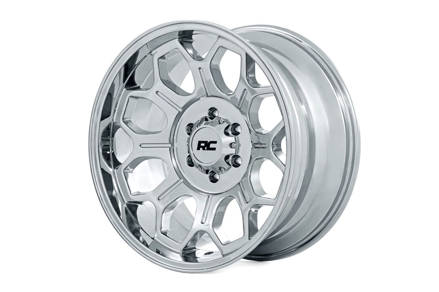 Rough Country Rough Country 77 Series Wheel | One-Piece | Chrome | 20x9 | 6x5.5 | -12mm