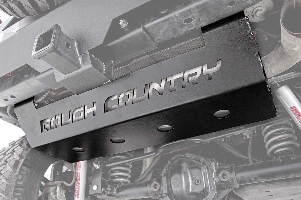 Rough Country Muffler Skid Plate | Jeep Wrangler JK/Wrangler Unlimited (2007-2018)
