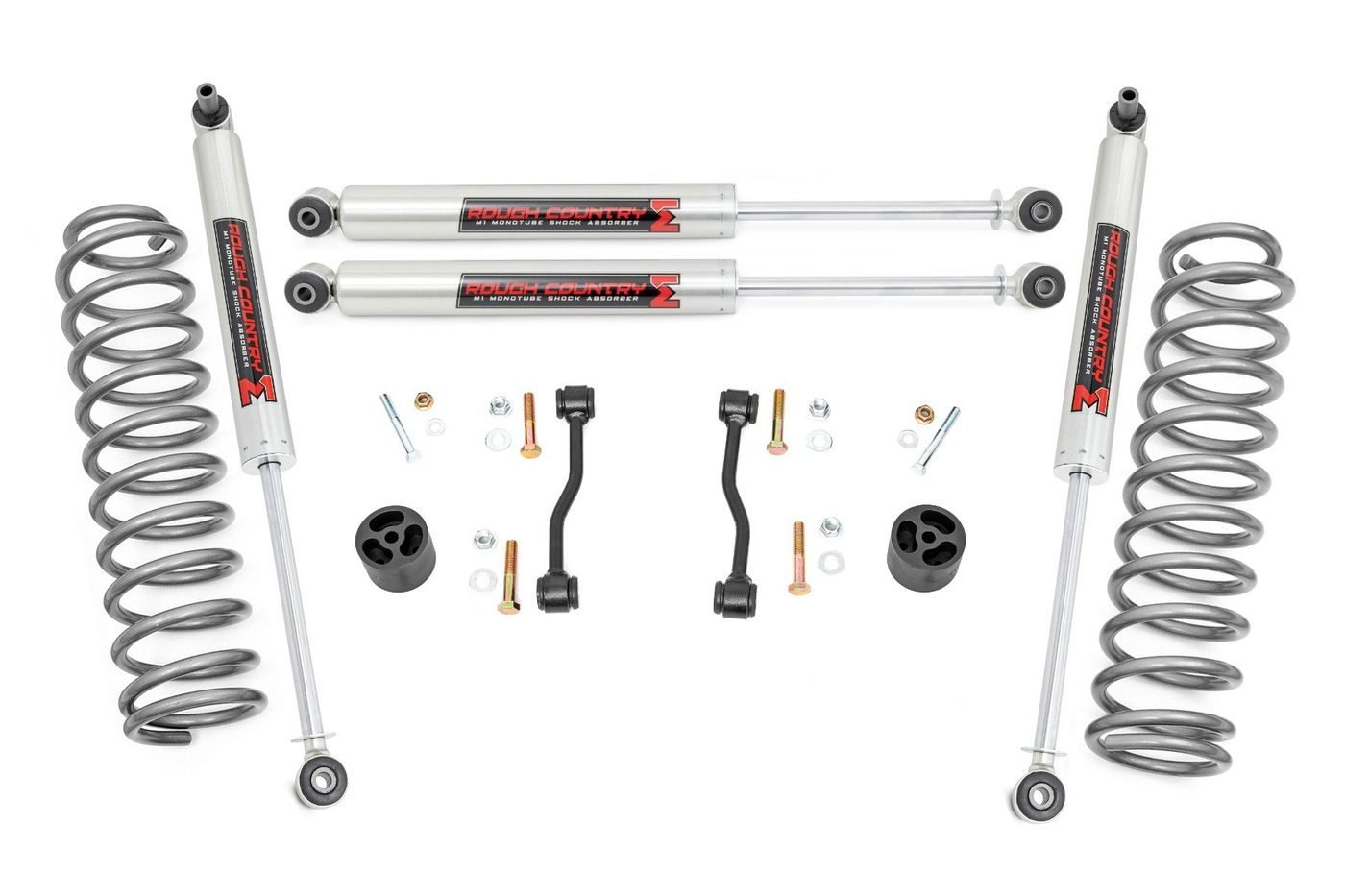 Rough Country 2.5 Inch Leveling Kits | Springs | M1 | Jeep Gladiator JT 4WD (2024-2026)