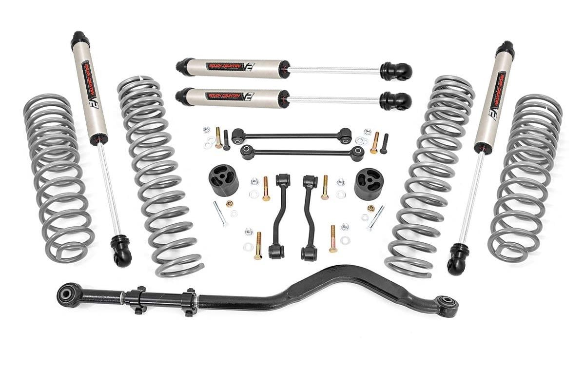 Rough Country 3.5 Inch Lift Kit | Springs | V2 | Jeep Gladiator JT 4WD (2024-2026)