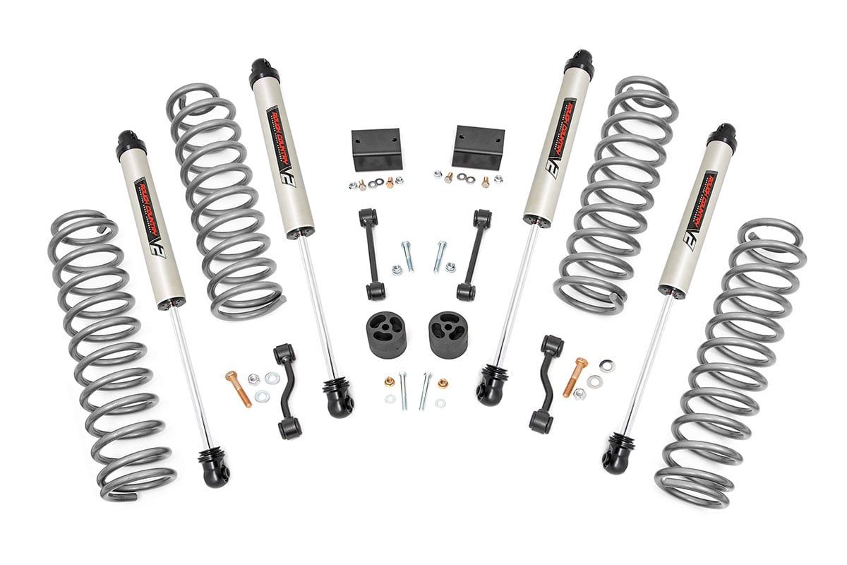 Rough Country 2.5 Inch Lift Kit | Coils | V2 | Jeep Wrangler Unlimited 4WD (2024-2026)