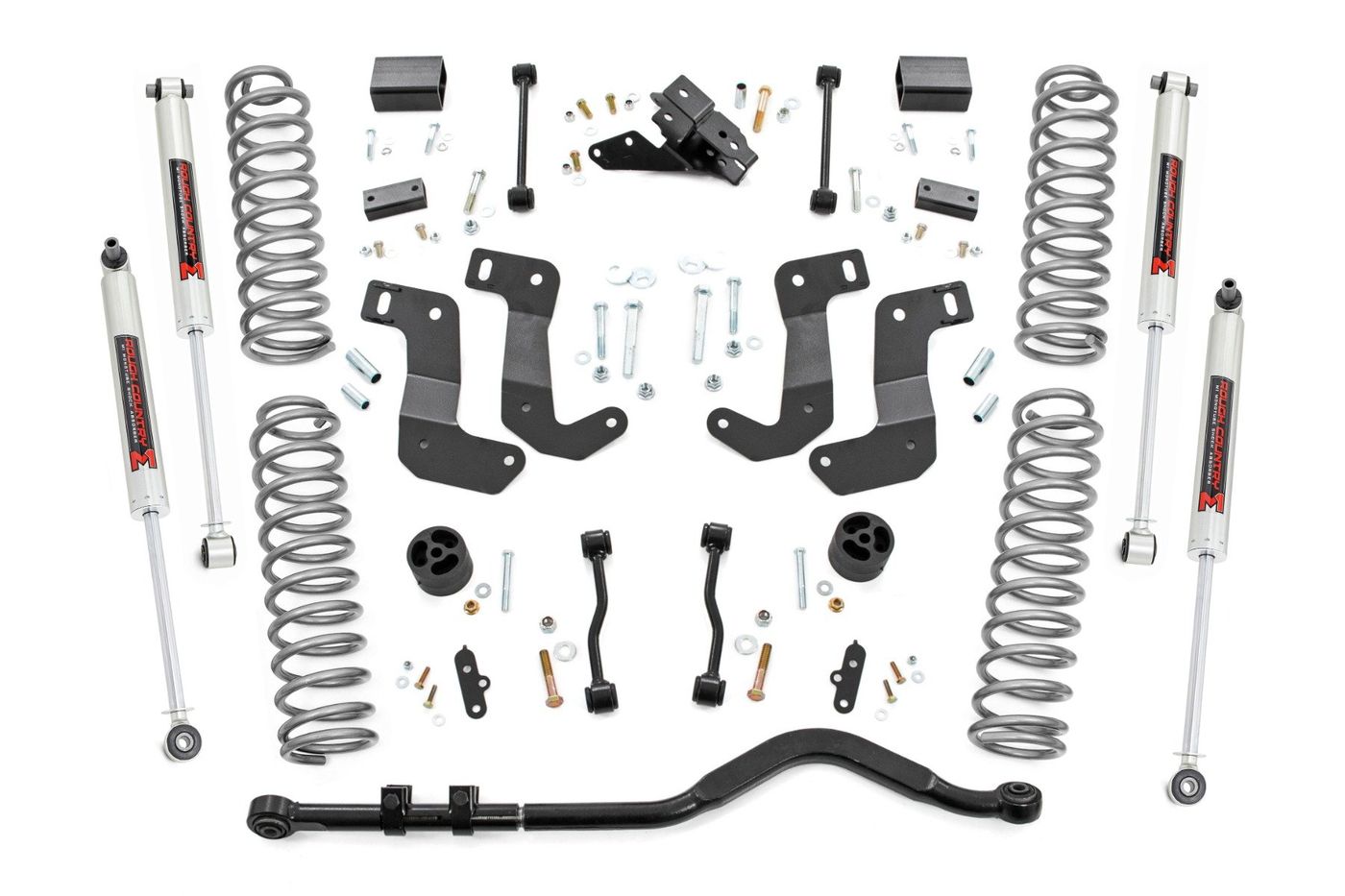 Rough Country 3.5 Inch Lift Kit | C/A Drop | Stage 1 | M1 | Jeep Wrangler Unlimited (24-26)