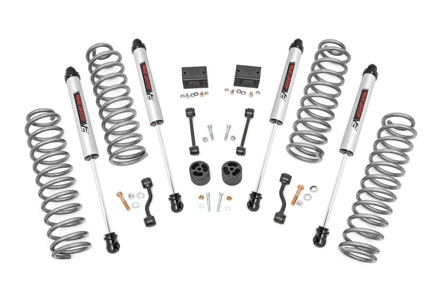 Rough Country 2.5 Inch Lift Kit | Coils | V2 | Jeep Wrangler JL 4WD (2024-2026)