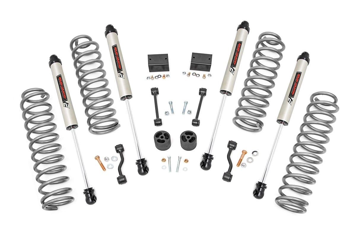 Rough Country 2.5 Inch Lift Kit | Coils | V2 | Jeep Wrangler Unlimited 4WD (2024-2026)