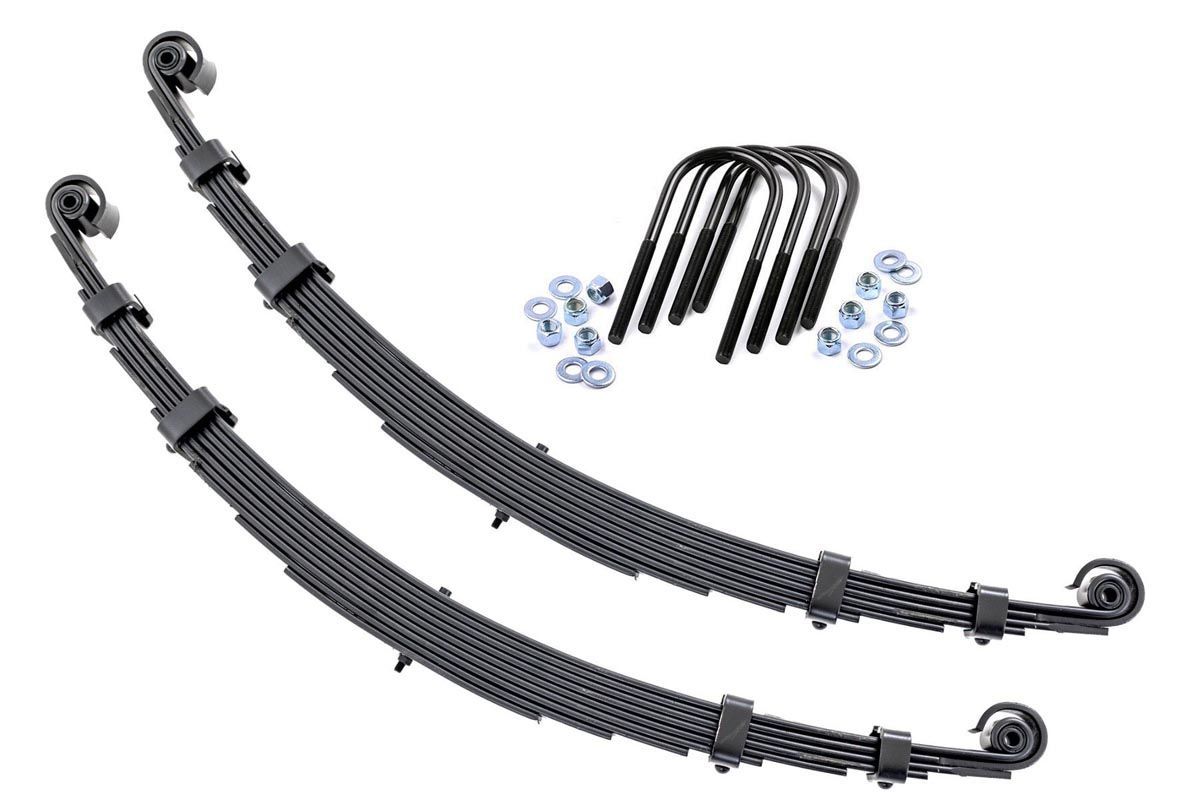 Rough Country Front Leaf Springs | 2.5" Lift | Pair | Jeep CJ5/CJ7 5 4WD (1955-1975)