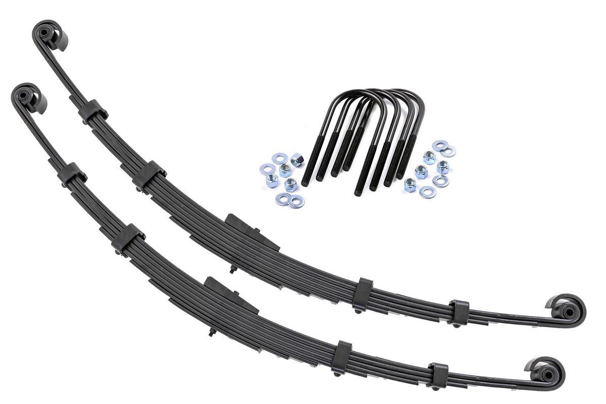 Rough Country Rear Leaf Springs| 2.5" Lift | Pair | Jeep CJ5/CJ7 5 4WD (1955-1975)
