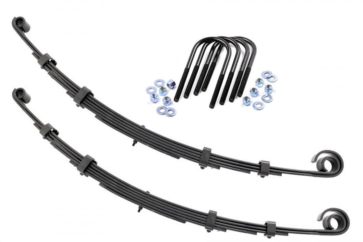 Rough Country Front Leaf Springs | 2.5" Lift | Pair | Jeep CJ5/CJ7 5 4WD (1976-1983)