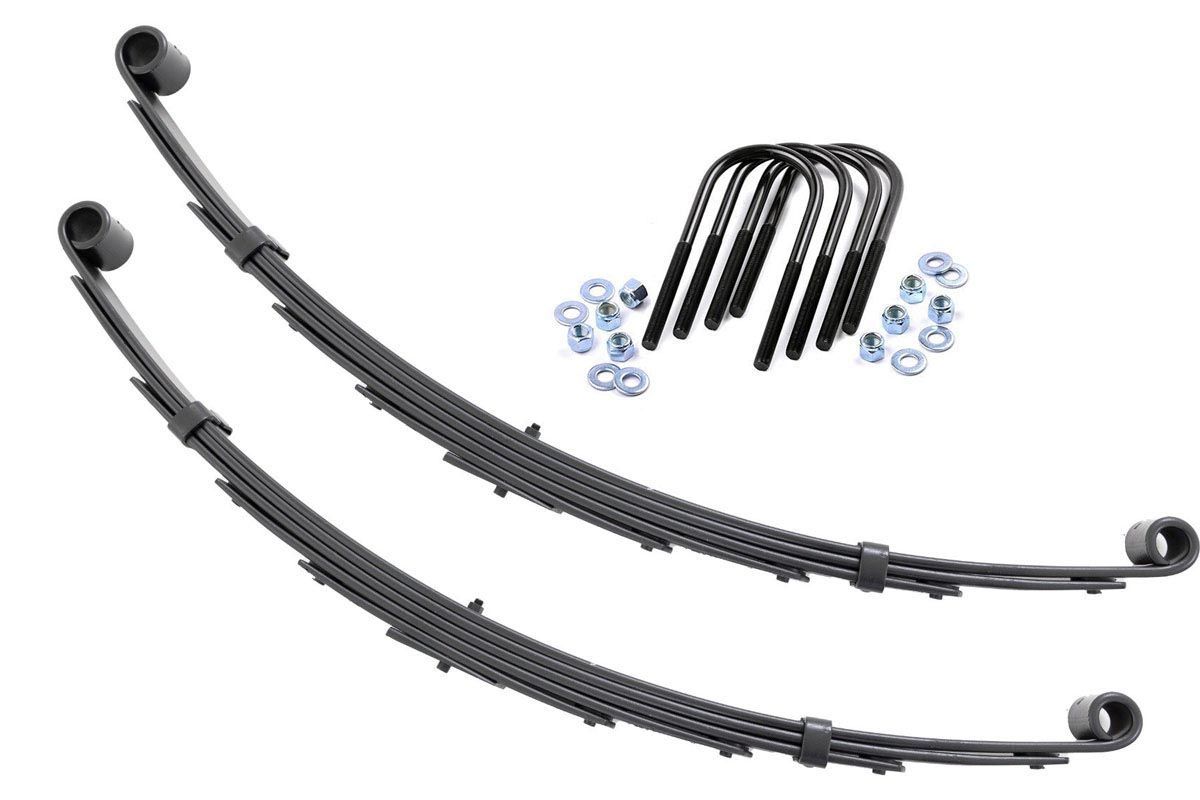 Rough Country Front Leaf Springs | 6" Lift | Pair | Chevy/GMC C10/K10 Truck & SUV/K5 Blazer (73-91)