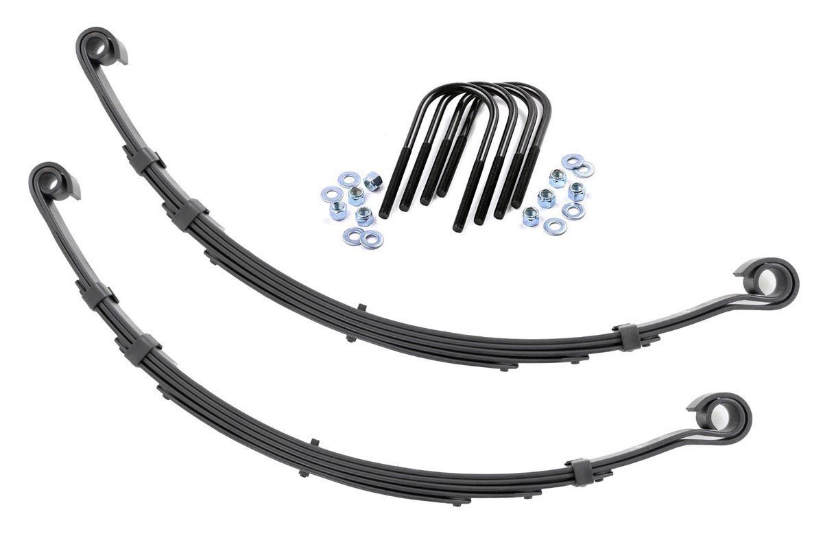 Rough Country Front Leaf Springs | 4" Lift | Pair | Jeep CJ5/CJ7 7 4WD (1982-1986)