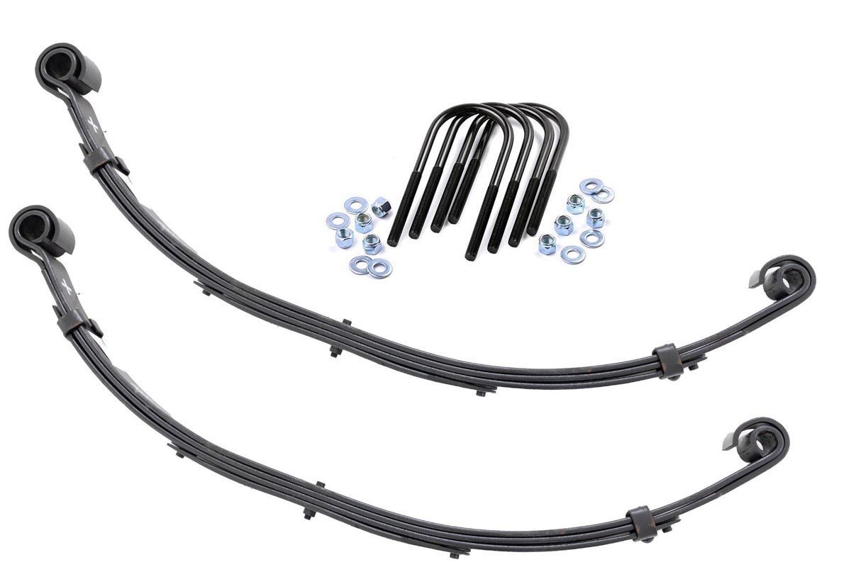 Rough Country Rear Leaf Springs | 4" Lift | Pair | Jeep CJ5/CJ7 5 4WD (1976-1983)