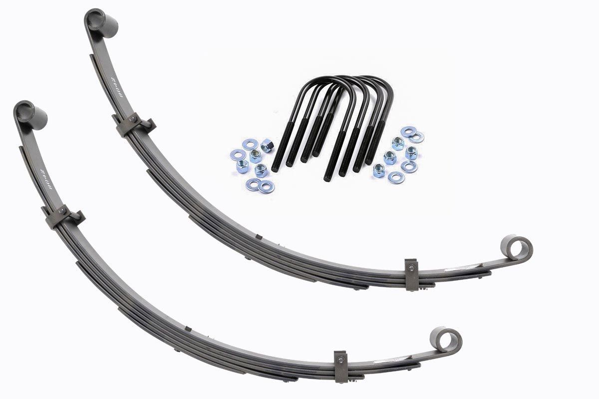 Rough Country Rear Leaf Springs | 4" Lift | Pair | Toyota Land Cruiser FJ40 4WD (1964-1980)