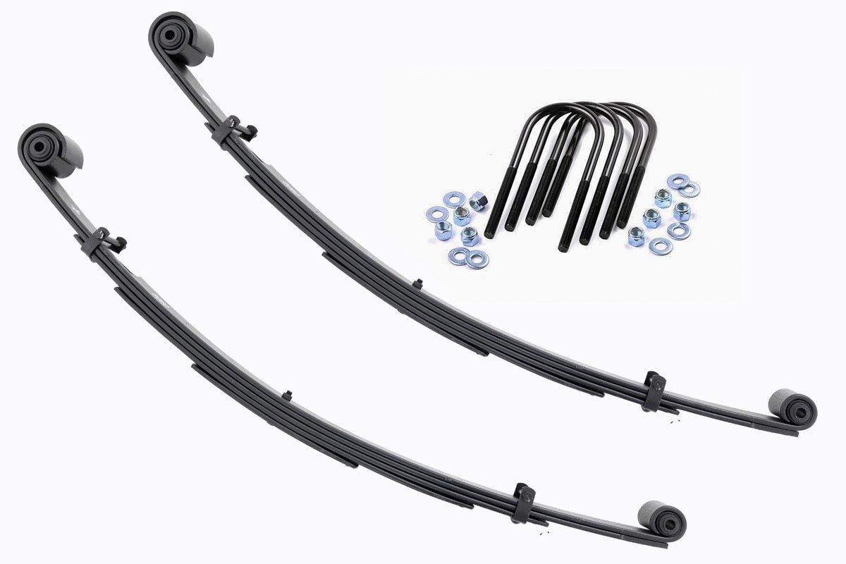 Rough Country Front Leaf Springs | 2.5" Lift | Pair | Ford Excursion/F-250 Super Duty/F-350 Super Duty 4WD