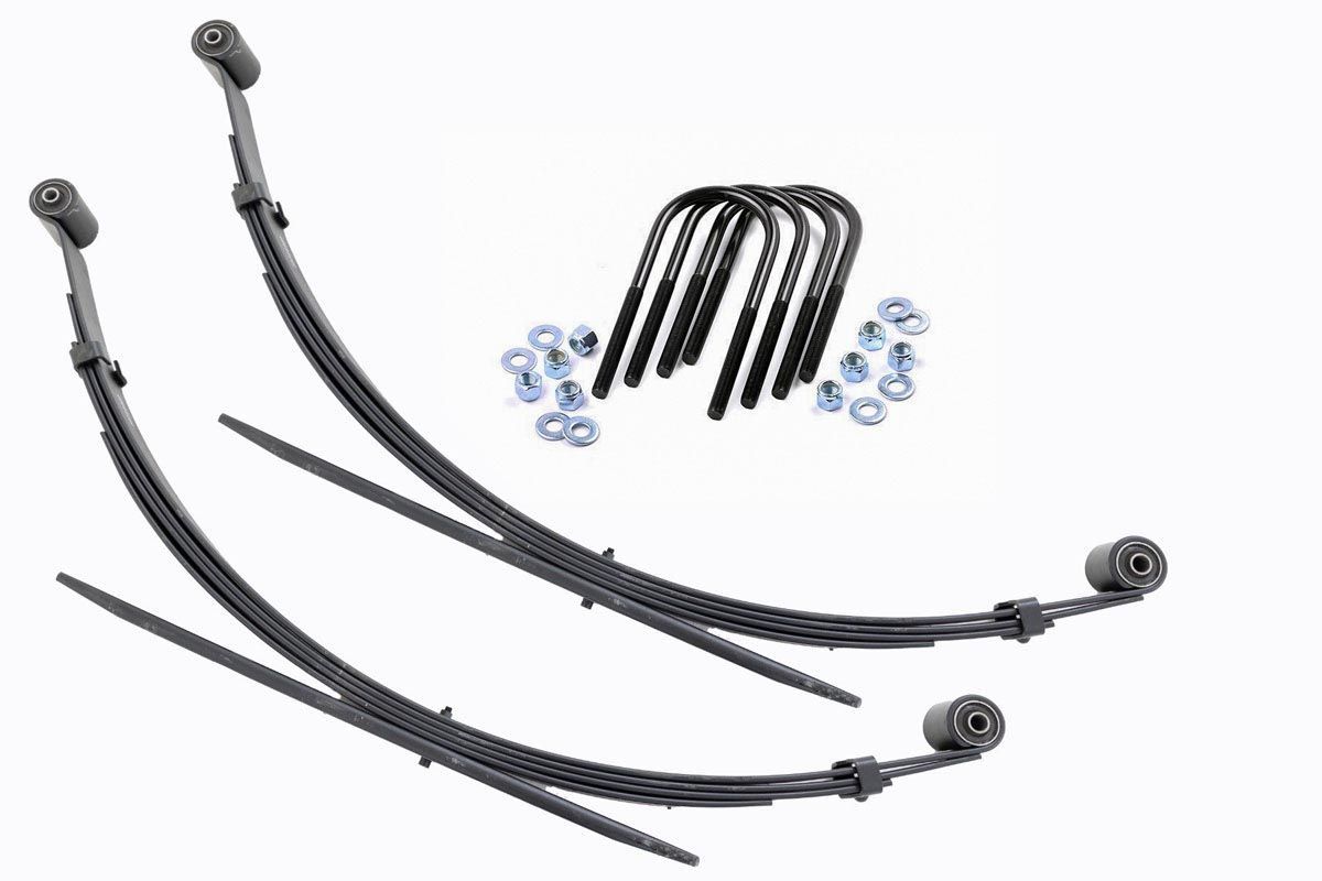 Rough Country Rear Leaf Springs | 4" Lift | Pair | Ford F-250/F-350 Super Duty 4WD (99-04)