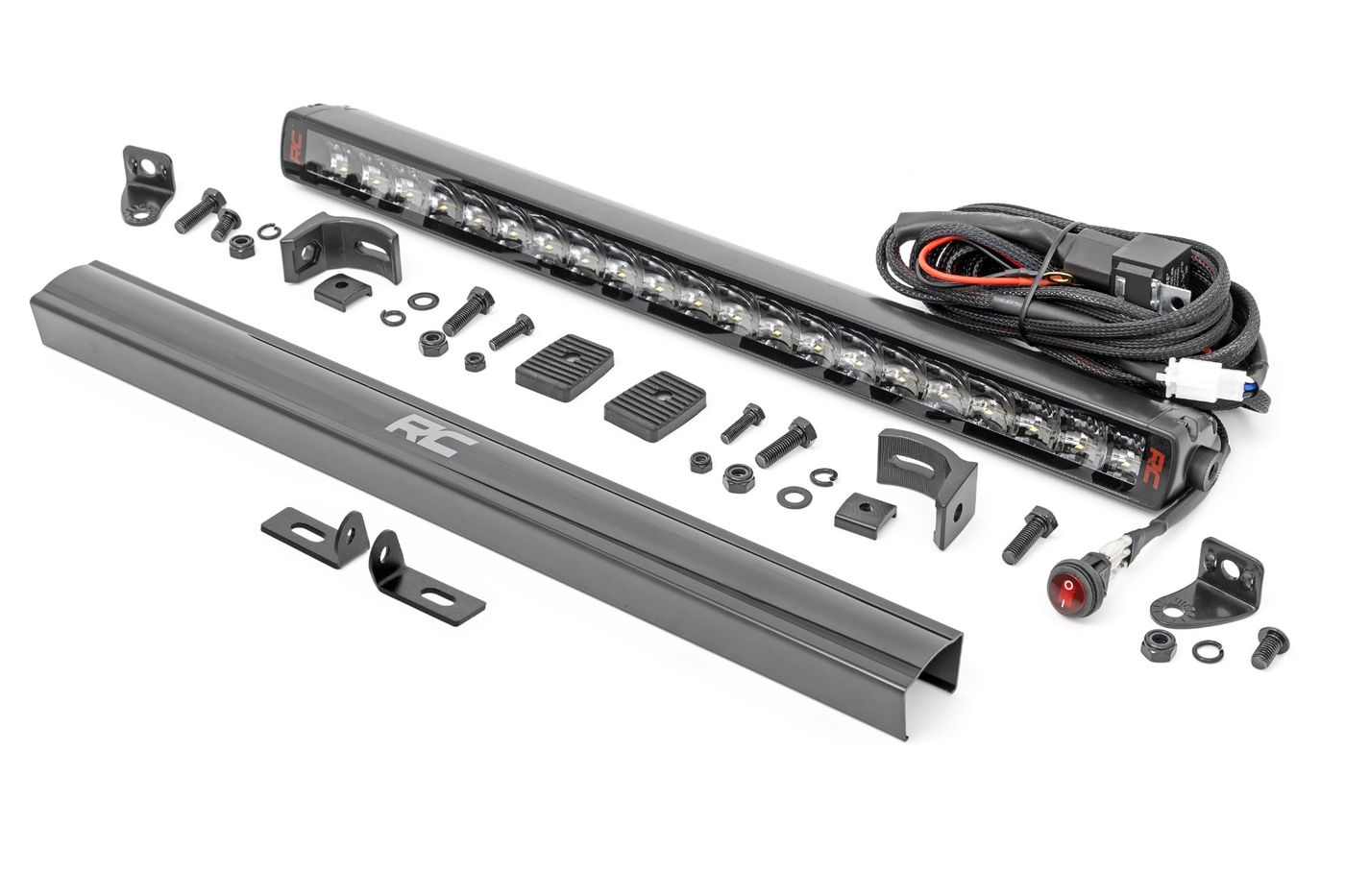 Rough Country LED Light Kit | Bumper Mount | 20" Spectrum Single Row | Ford Ranger (19-23)