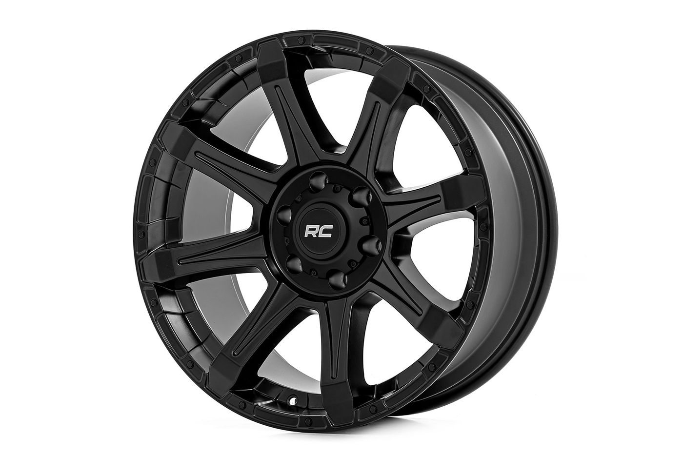 Rough Country Rough Country 81 Series Wheel | One-Piece | Semi Gloss Black | 20x9 | 5x150 | +18mm