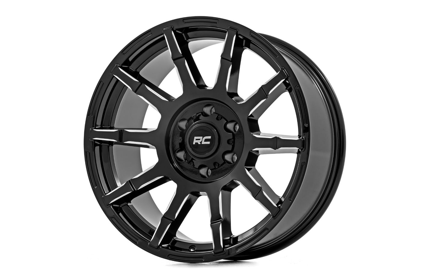 Rough Country Rough Country 83 Series Wheel | One-Piece | Gloss Black | 17x9 | 6x5.5 | +0mm