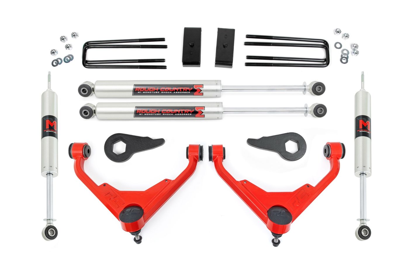 Rough Country 3 Inch Lift Kit | M1 | FK/FF | Chevy/GMC 2500HD/3500HD/Suburban 2500/Yukon XL 2500 (01-10)