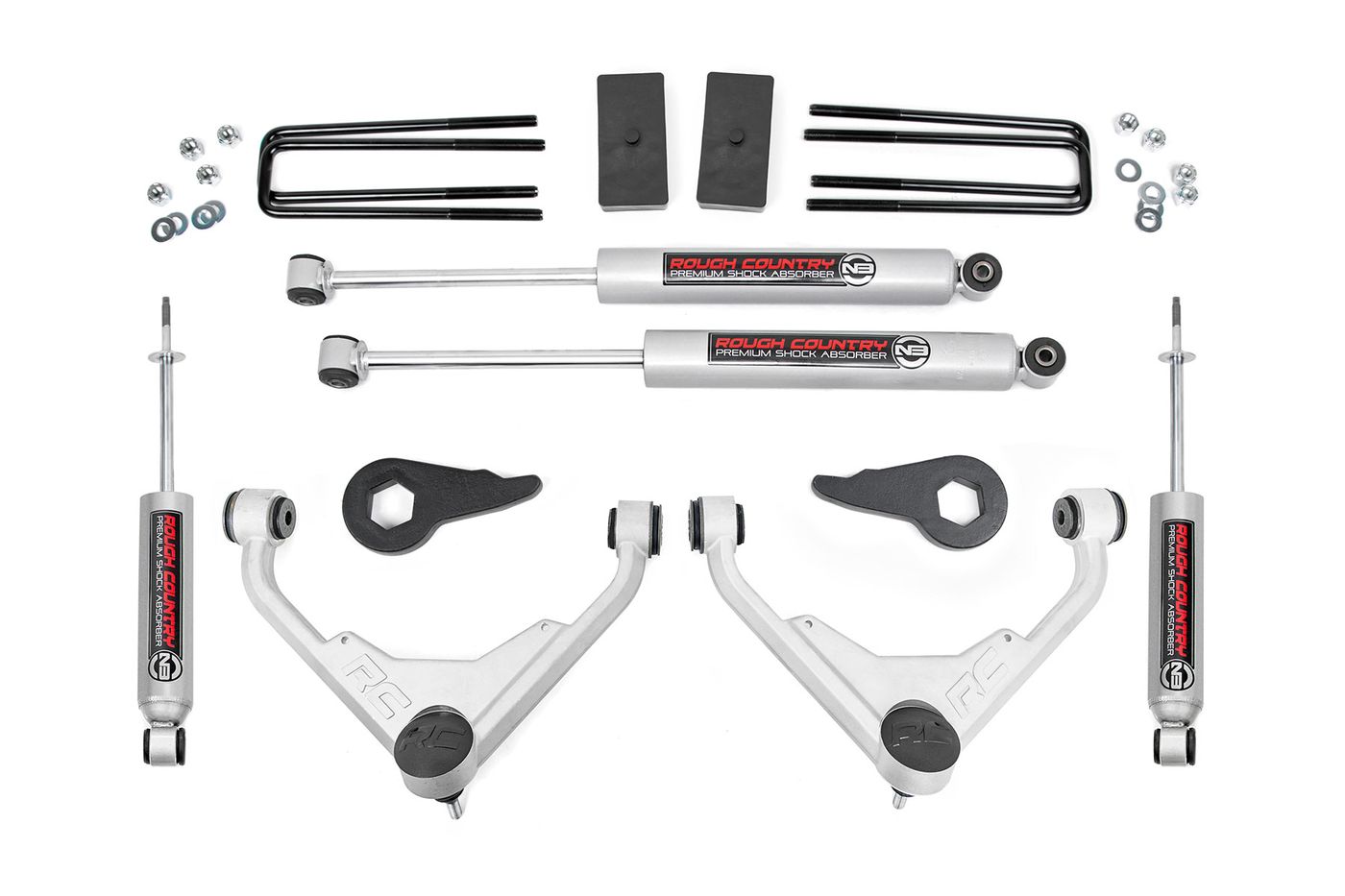 Rough Country 3 Inch Lift Kit | Chevy/GMC 2500HD/3500HD/Suburban 2500/Yukon XL 2500 (01-10)