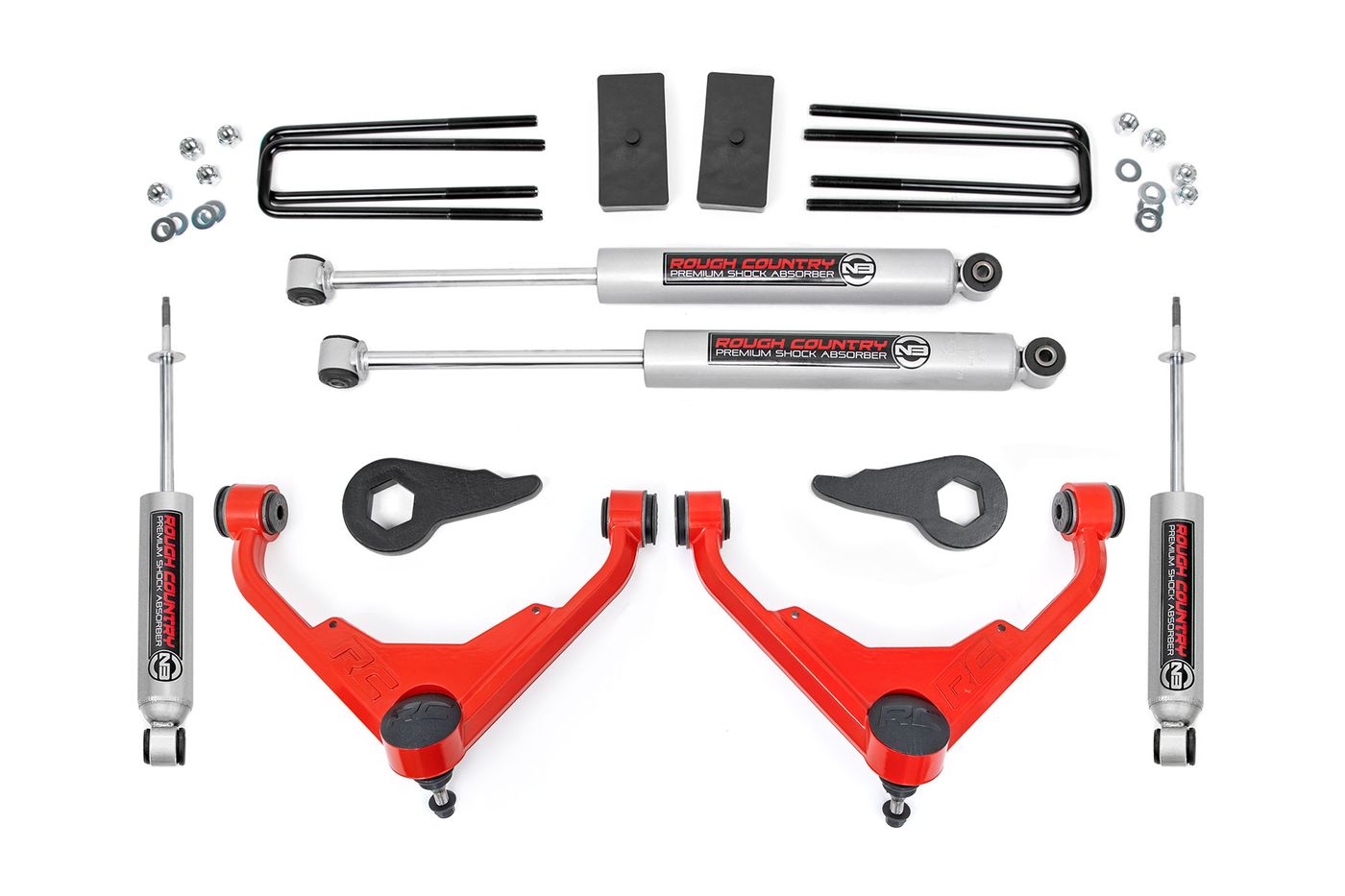 Rough Country 3 Inch Lift Kit | Chevy/GMC 2500HD/3500HD/Suburban 2500/Yukon XL 2500 (01-10)