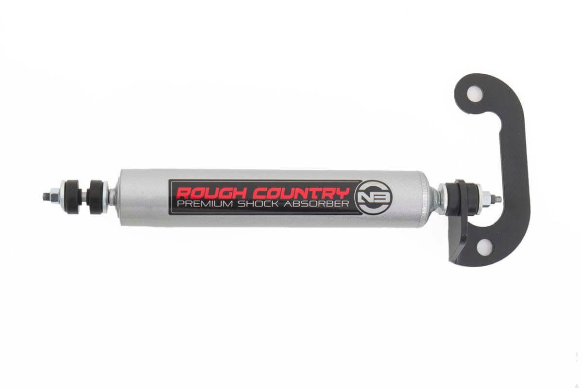 Rough Country N3 Steering Stabilizer | 8-lug Only | 6-Inch Lift | Chevy C2500/K2500 C3500/K3500 Truck (88-00)