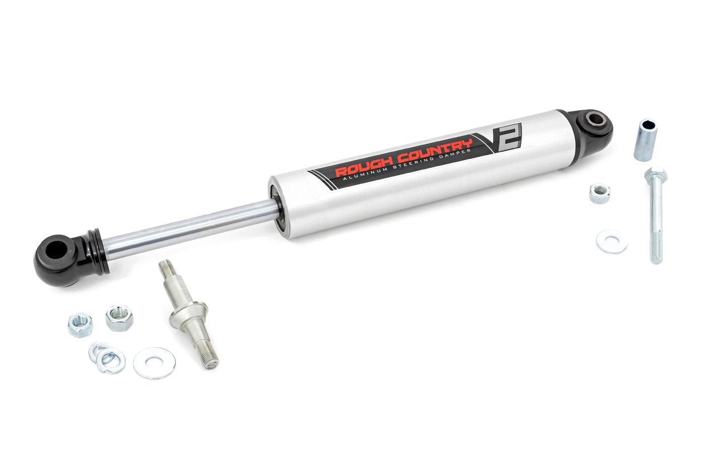 Rough Country V2 Steering Stabilizer | Multiple Makes & Models (Chevy/GMC/Jeep)