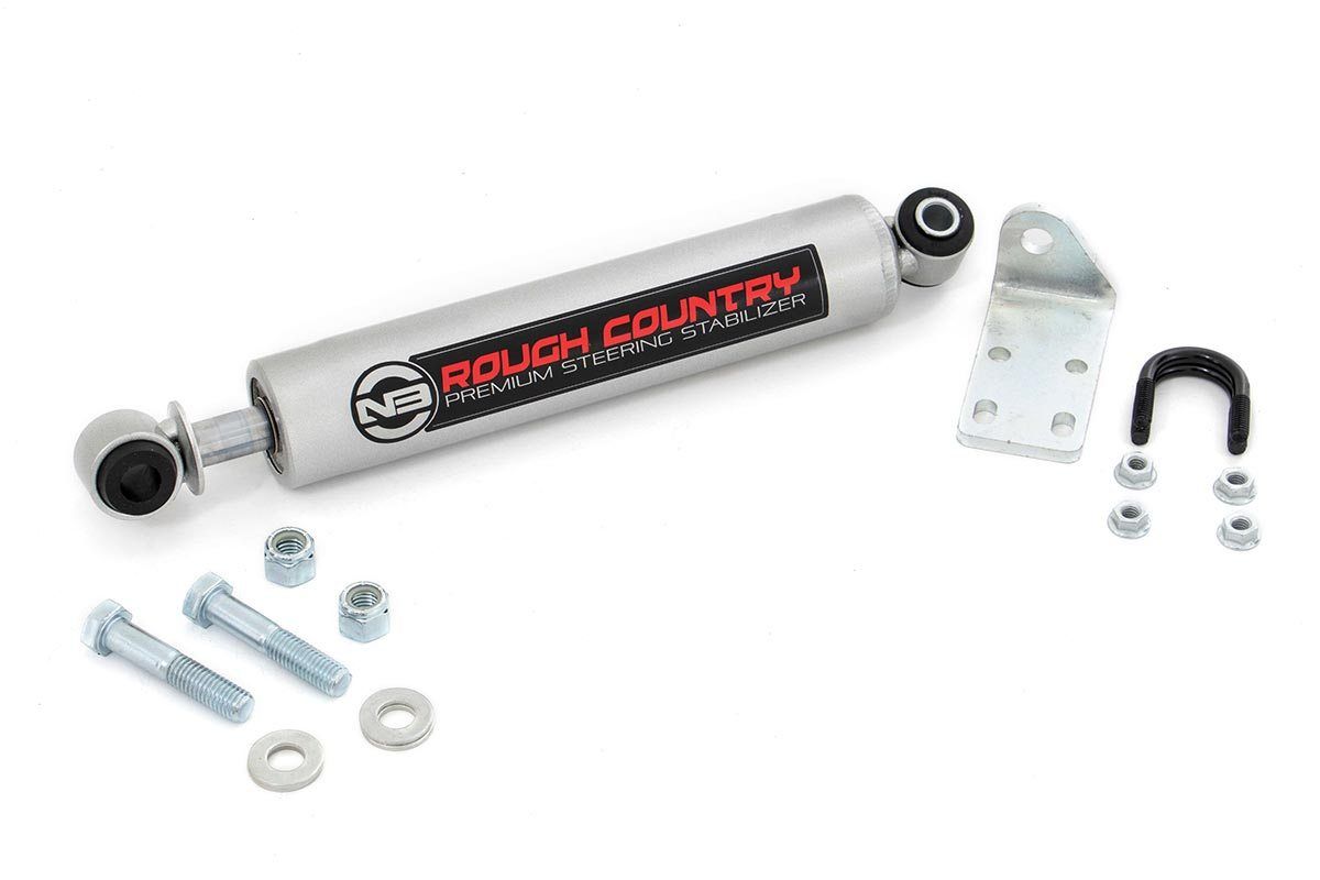 Rough Country N3 Steering Stabilizer | 4-6 Inch Lift | Chevy/GMC 1500 (99-06 & Classic)