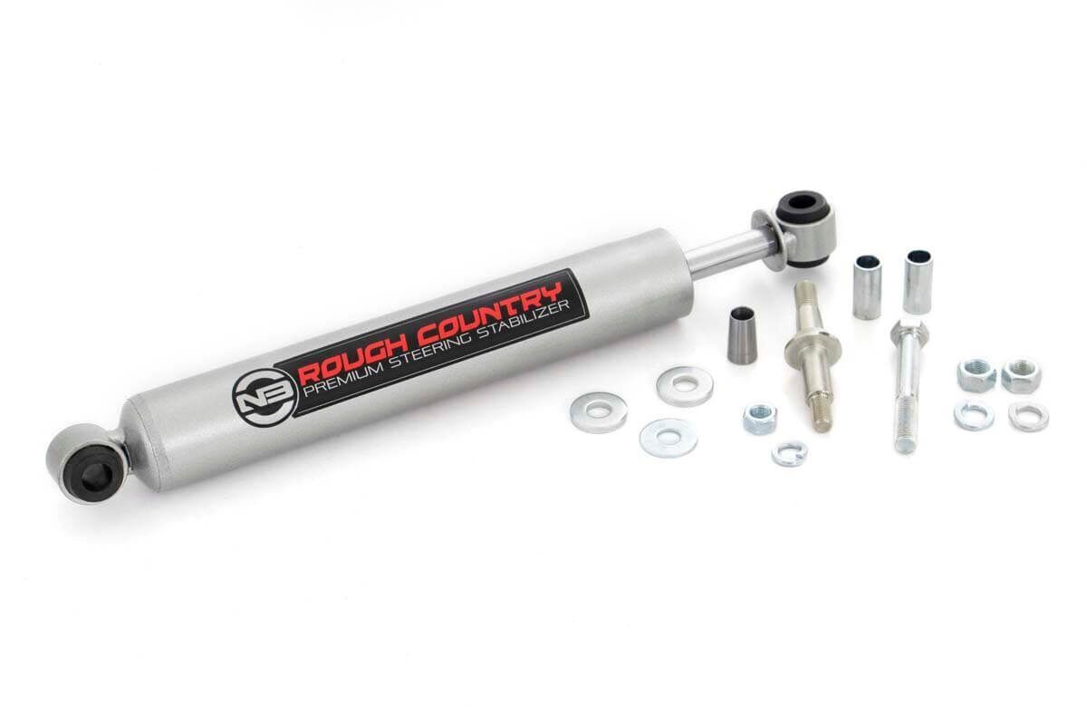 Rough Country N3 Steering Stabilizer | Ram 2500 (94-12)/3500 (11-12) 4WD