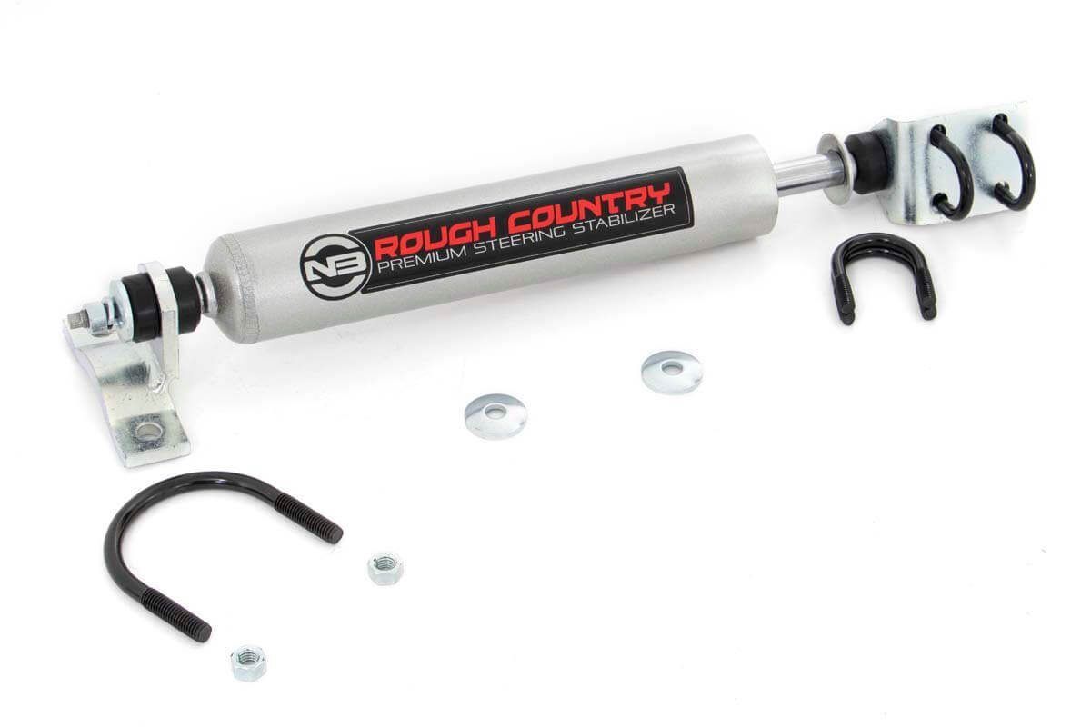 Rough Country N3 Steering Stabilizer | Multiple Makes & Models (Dodge/Jeep)