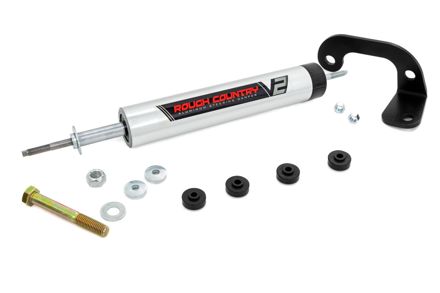 Rough Country V2 Steering Stabilizer | 4-6 Inch Lift | Chevy/GMC 1500 Truck & SUV (88-99)