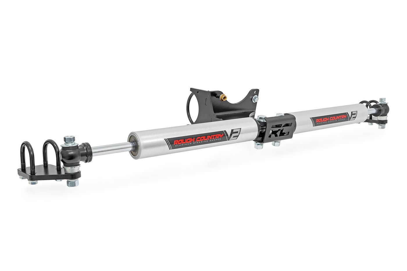 Rough Country V2 Steering Stabilizer | Dual | 2-8 Inch Lift | Ford F-250/F-350 Super Duty (05-26)