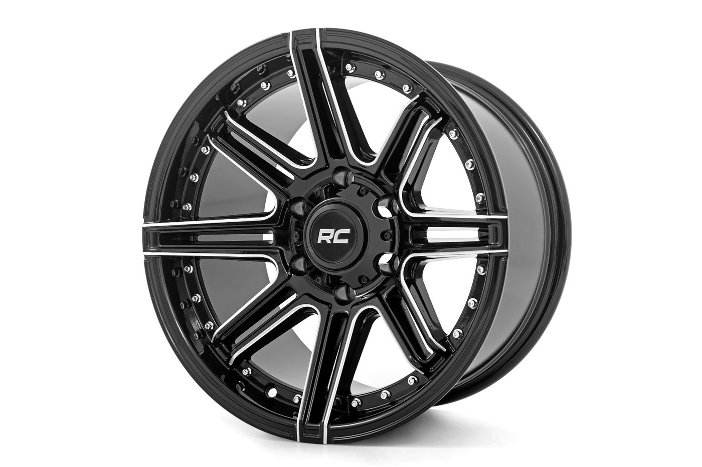 Rough Country Rough Country 88 Series Wheel | One-Piece | Gloss Black | 17x9 | 6x5.5 | +0mm