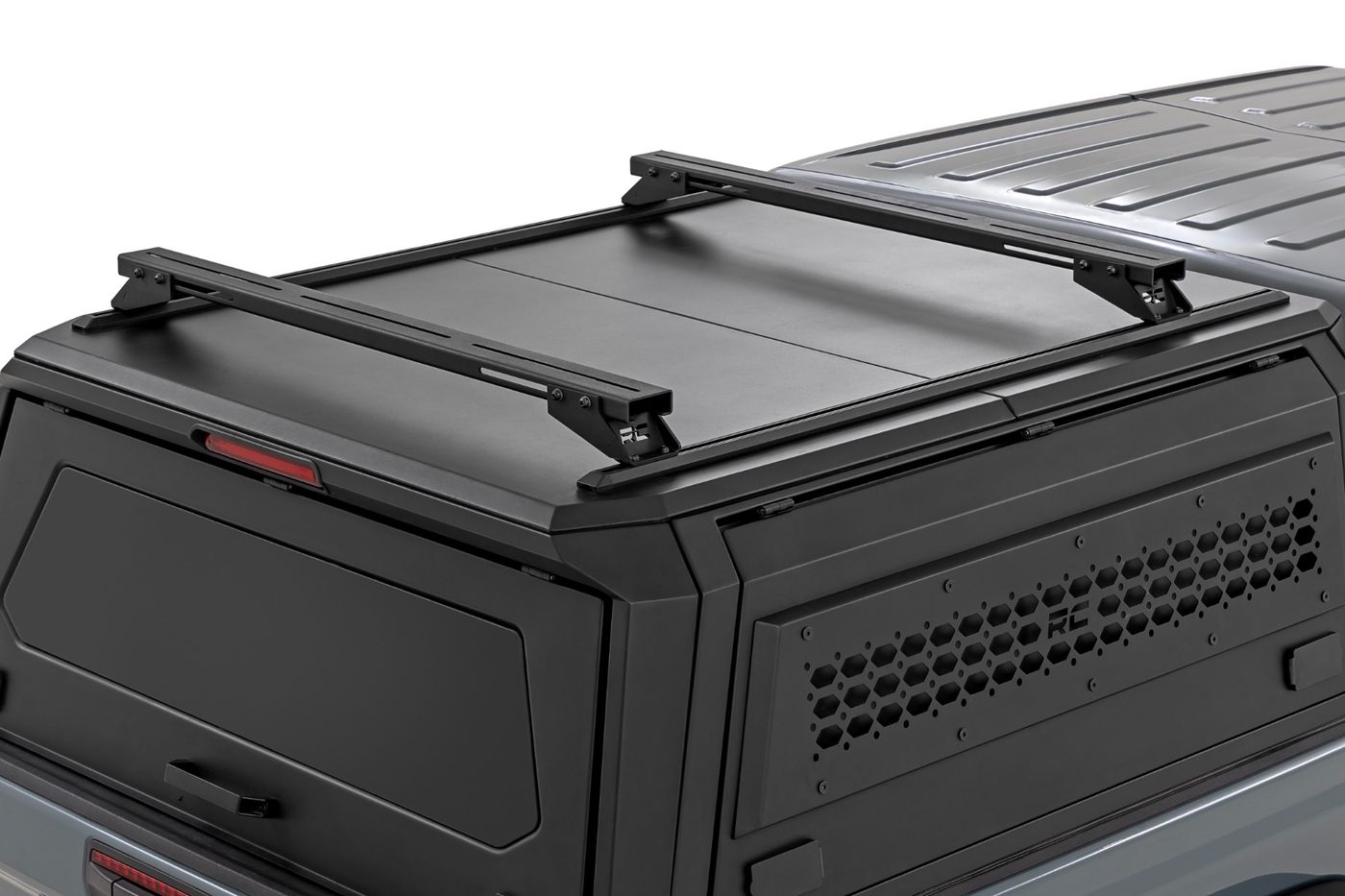 Rough Country Adjustable Crossbars | Universal T-Slot | Bed Cap