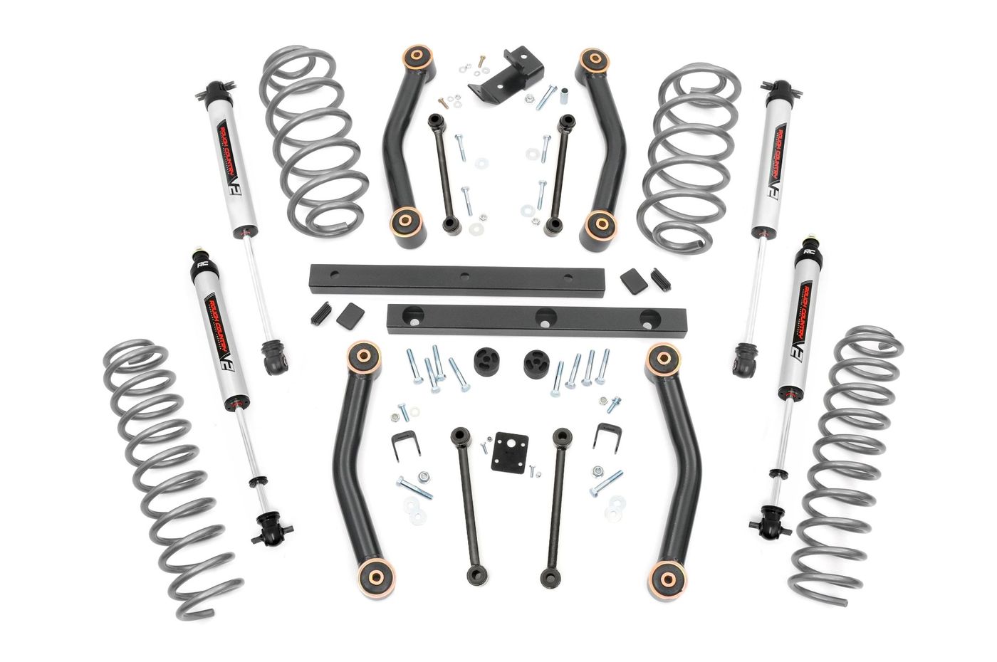 Rough Country 4 Inch Lift Kit | V2 | Jeep Wrangler TJ 4WD (1997-2002)