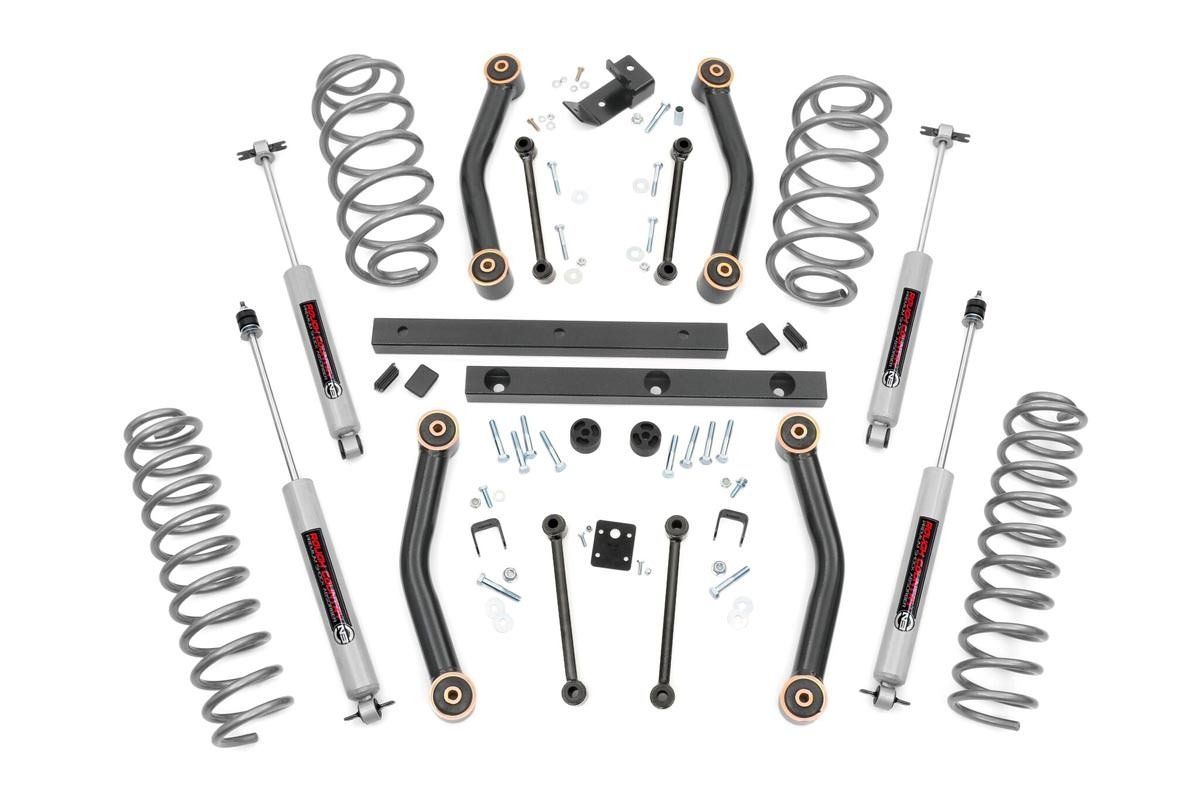 Rough Country 4 Inch Lift Kit | Jeep Wrangler TJ (03-06)/Wrangler Unlimited (04-06)