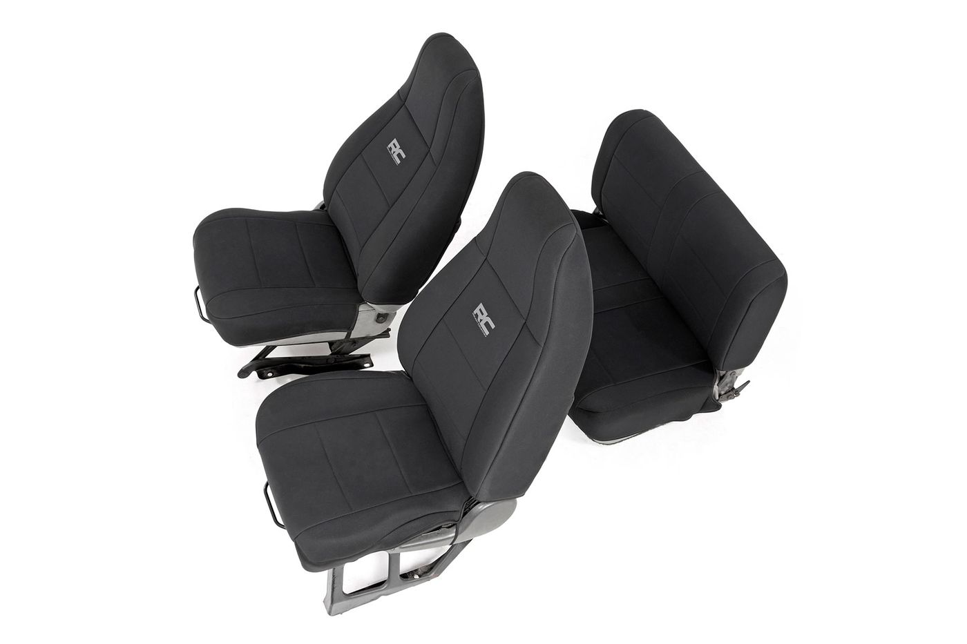 Rough Country Seat Covers | Front and Rear | Jeep Wrangler YJ 4WD (1991-1995)