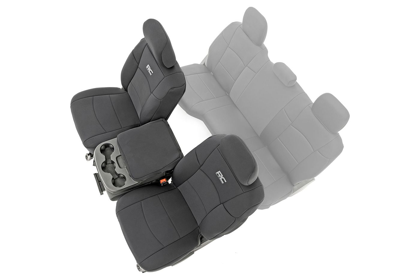 Rough Country Seat Covers | Bucket Seats | FR | Ram 2500 2WD/4WD (2019-2026)
