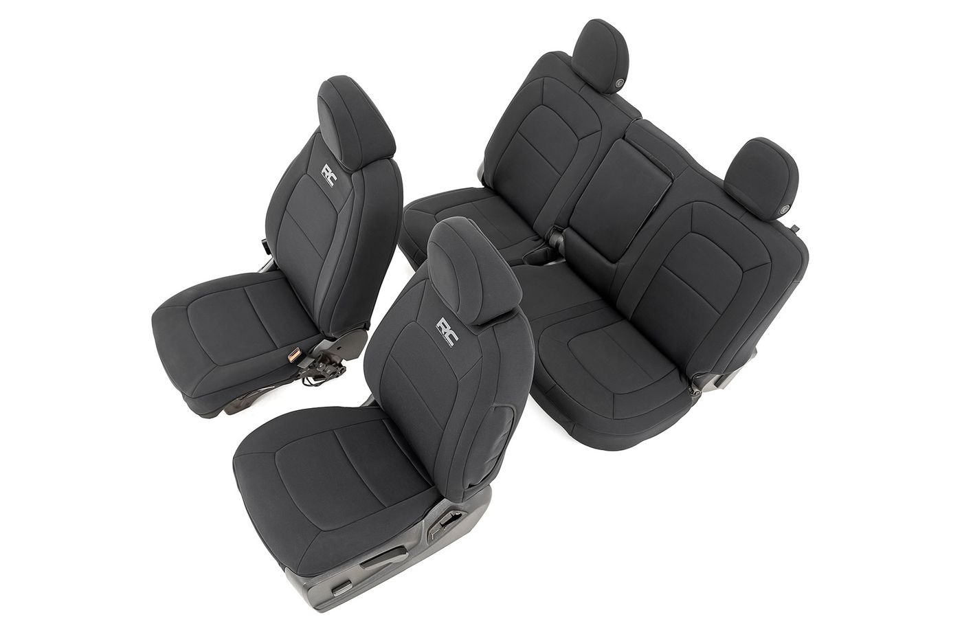 Rough Country Seat Covers | Front Bucket | Rear Bench | Chevy/GMC Canyon/Colorado (15-22)